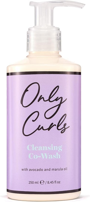Only Curls Cleansing Co-Wash, 250Ml, 2 In 1 Shampoo & Conditioner, Sulphate-Free, Gentle Formula, Nourishing, Hydrating & Detangling, Conditioning & Cleansing, Cruelty Free, For All Curly Hair Types