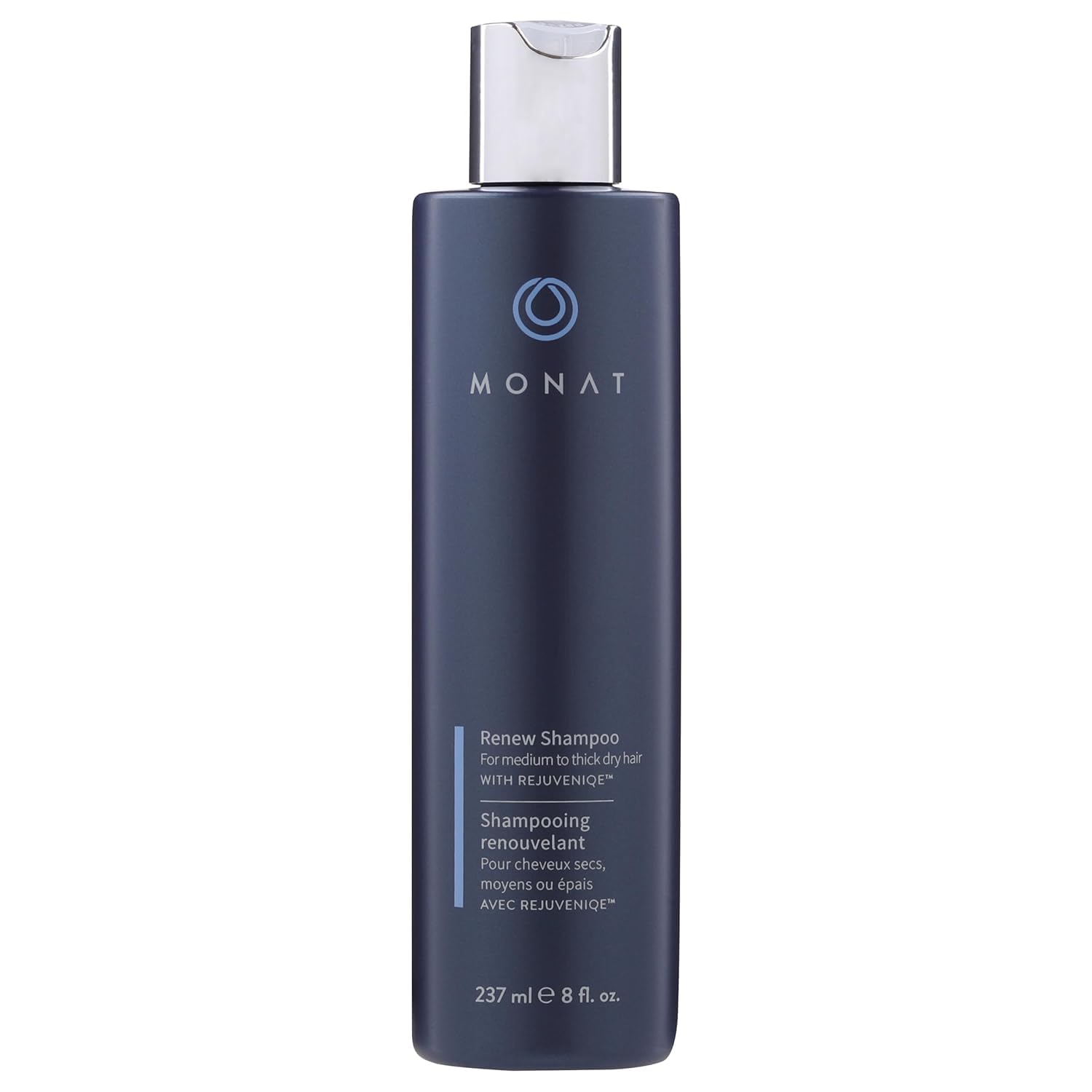 MONAT Renew™ Shampoo Infused with Rejuveniqe® - Moisturizing Shampoo w/Omega Fatty Acids for Medium to Thick Hair. Shine-enhancing, Ultra-hydrating Lather for Dry Hair - Net Wt. 237 ml / 8.0 fl. oz