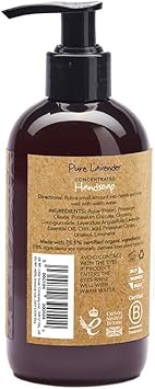 Little Soap Company Organic Pure Lavender Hand Soap Refill – 1L Concentrated Liquid Soap, Natural, Vegan, Cruelty-Free Hand Wash