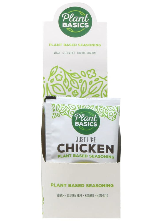 Plant Basics - Plant Based Seasoning, Just Like Chicken, 2 ounce (Pack of 12), Vegan, Gluten Free, Kosher, Non-GMO