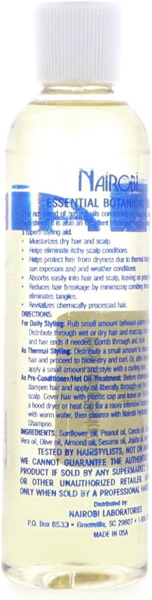 Nairobi Essential Botanical Oil For Unisex, 8 Ounce By Nairobi : Beauty & Personal Care