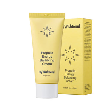 By Wishtrend Propolis Energy Balancing Cream 1.69 Fl Oz, 50Ml, 10% Propolis, Face Cream For Oily Skin, Improves The Skin Barrier, Rich In Antioxidant, Light Texture, Probiotics Moisturizer