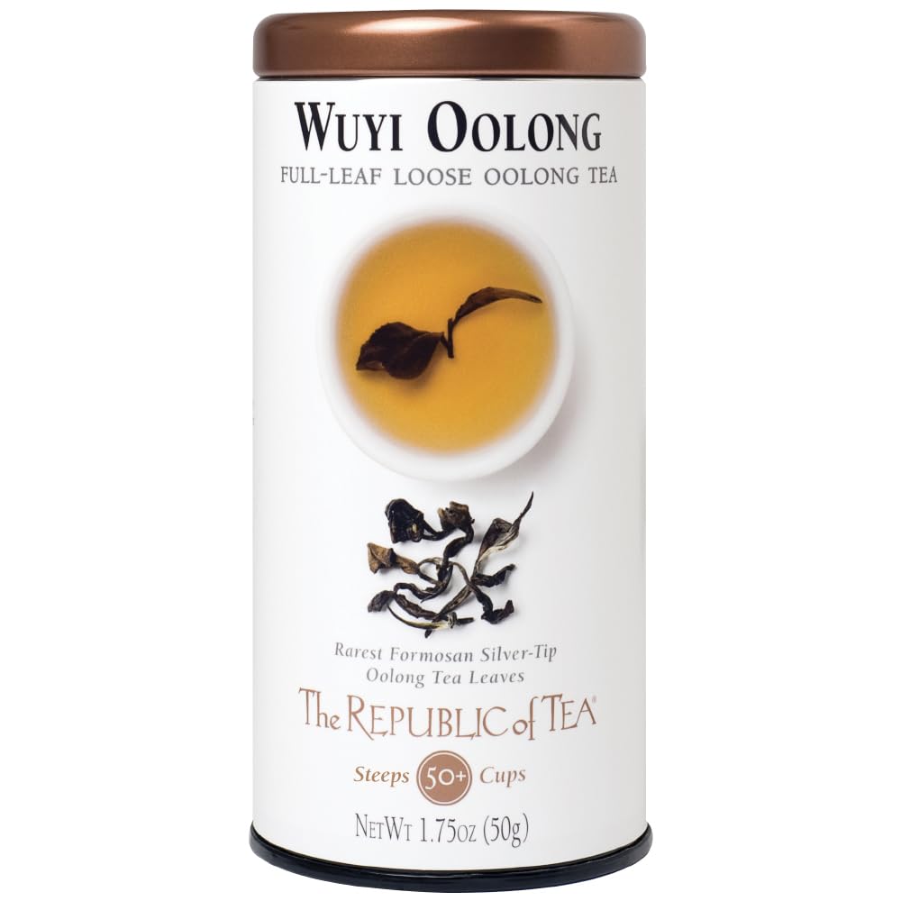 The Republic Of Tea Wuyi Oolong Full-Leaf Black Tea, 1.75 Ounces / 50-60 Cups