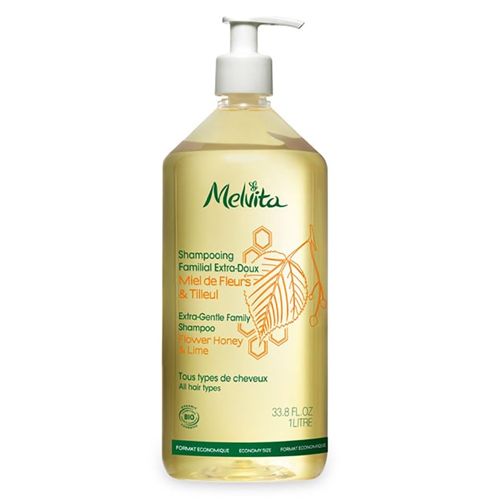 Melvita Extra Gentle Family Shampoo 1 L : Beauty & Personal Care