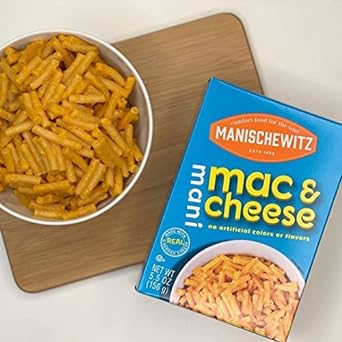 Manischewitz Kosher Mac & Cheese, 5.5oz (24 Pack) Made with Real Cheddar Cheese, No Artificial Colors of Flavors, Certified Kosher : Grocery & Gourmet Food