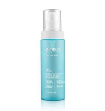 Onsen Secret Japanese Cleansing Milk Face Wash, Anti Aging Gentle Cleanser, Makeup Remover, Cleansing Milk For Sensitive Skin, All Natural, Purifying Organic, Non Foaming Facial Cleanser - 150 Ml