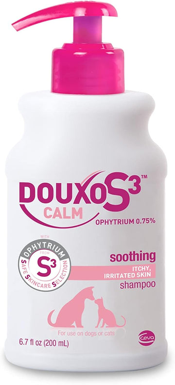 Douxo S3 Calm Shampoo 6.7 oz (200 mL) - For Dogs and Cats with Allergic, Itchy Skin