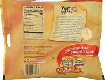 Werther'S Original Hard Caramel Candy, 12 Oz Bag : Grocery & Gourmet Food