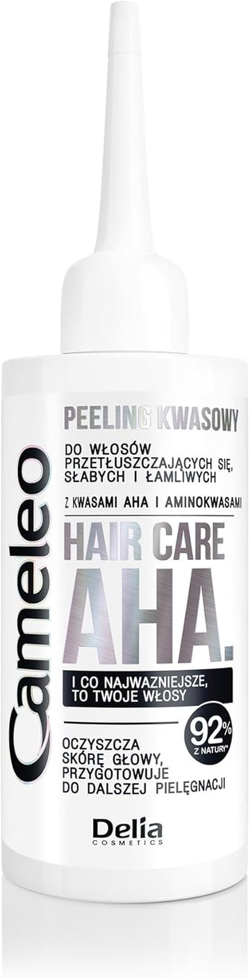 Cameleo - Aha Hair Care - Acid Peeling - Greasy, Weak, Brittle Hair - Cleansing Of The Scalp - Amino Acids - 55 Ml