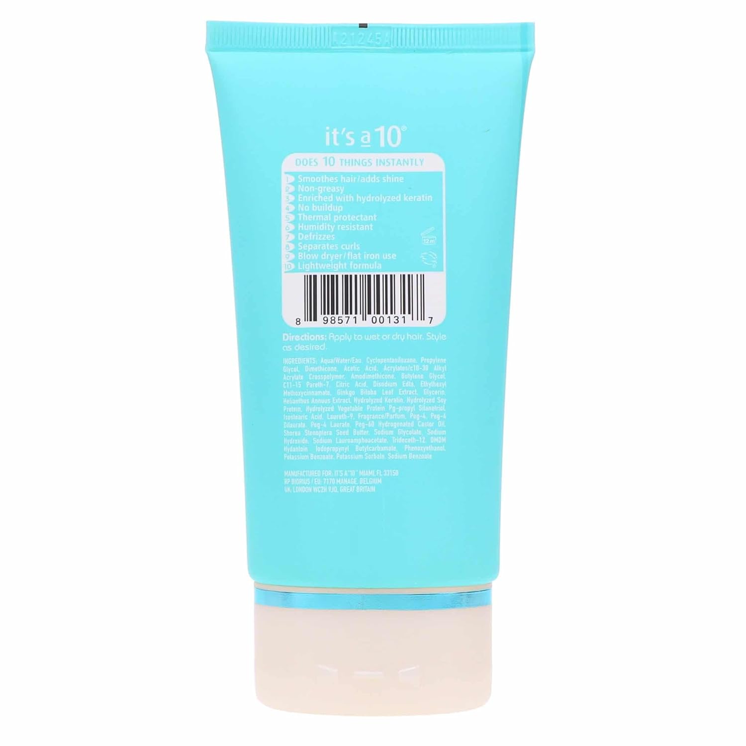 It's a 10 Miracle Blow Dry Styling Balm Unisex Balm 5 Fl Oz (Pack of 1), B07C3WZ43G : Beauty & Personal Care