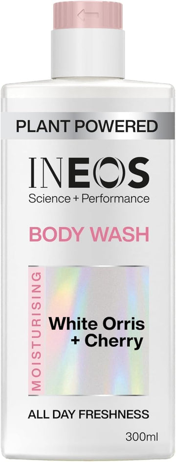 Ineos Skin Science - All Day Freshness With Provitamin B5 Body Wash White Orris + Cherry - With Skinactiv Cooling Tech™ - Plant Powered 300Ml