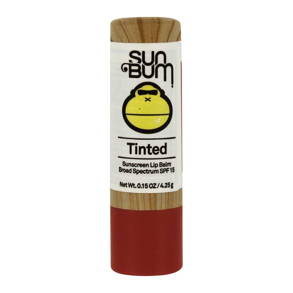 Sun Bum Tinted Lip Balm Sand Bar | Spf 15 | Uva / Uvb Broad Spectrum Protection | Sensitive Skin Safe | Hypoallergenic,Paraben Free | Ozybenzone Free | 0.15 Oz