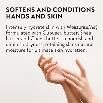 Watermans MoisturiseMe® softens and conditions hands and skin, Hand cream with Allantoin, Cupuacu butter, Shea butter, Almond Oil and Cocoa butter great for sore cracked working hands. UK made