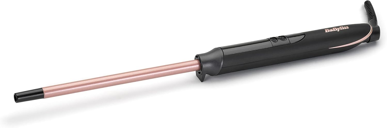Babyliss Rose Quartz Tight Curls Wand, Black, 2249U