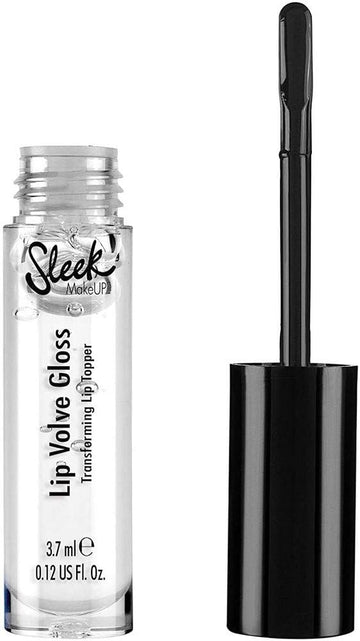 Sleek Makeup Lip Volve Gloss, Transforming Lip Topper, Lightweight Lip Gloss, Clear, 3.7Ml