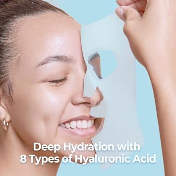 Dr. Oracle [Special Set] Hyaluronic Acid Recipe Moisturizing Blue Mask With Gift - Hydration For Dry Sensitive Skin, Korean Skin Care