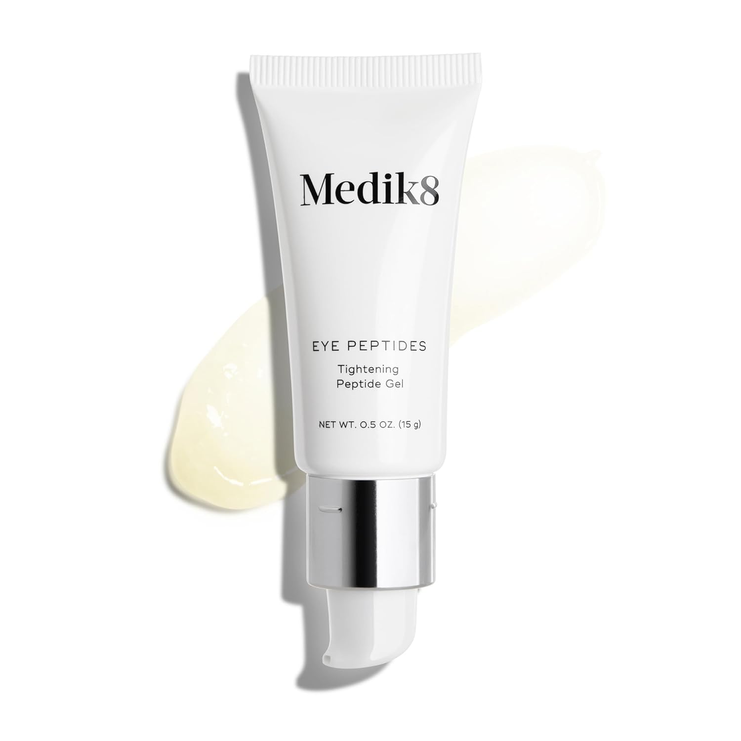 Medik8 Eye Peptides - Firming, Hydrating Daily Under Eye Gel - Smoothing, Tightening, Anti-Aging - Gently Smooths And Plumps Wrinkles - 0.5 Oz : Beauty & Personal Care