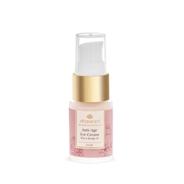 Shankara Anti-Age Eye Cream For Women And Men With Roses, Cucumber, Eye Bright, Hazelnut, And Jojoba Oil – Perfect Hydrating Eye Cream For Reducing Wrinkles And Dark Circles. (15Ml/1 Bottle)