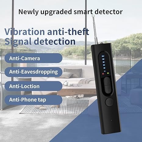 VALUEVIBES Hidden Camera Detectors, Anti-Spy Camera Detector, Camera Detector, Bug Detector, Privacy Protector, Hidden Camera Finder in Hotel, Office, Bathroom, 5 Levels Sensitivity