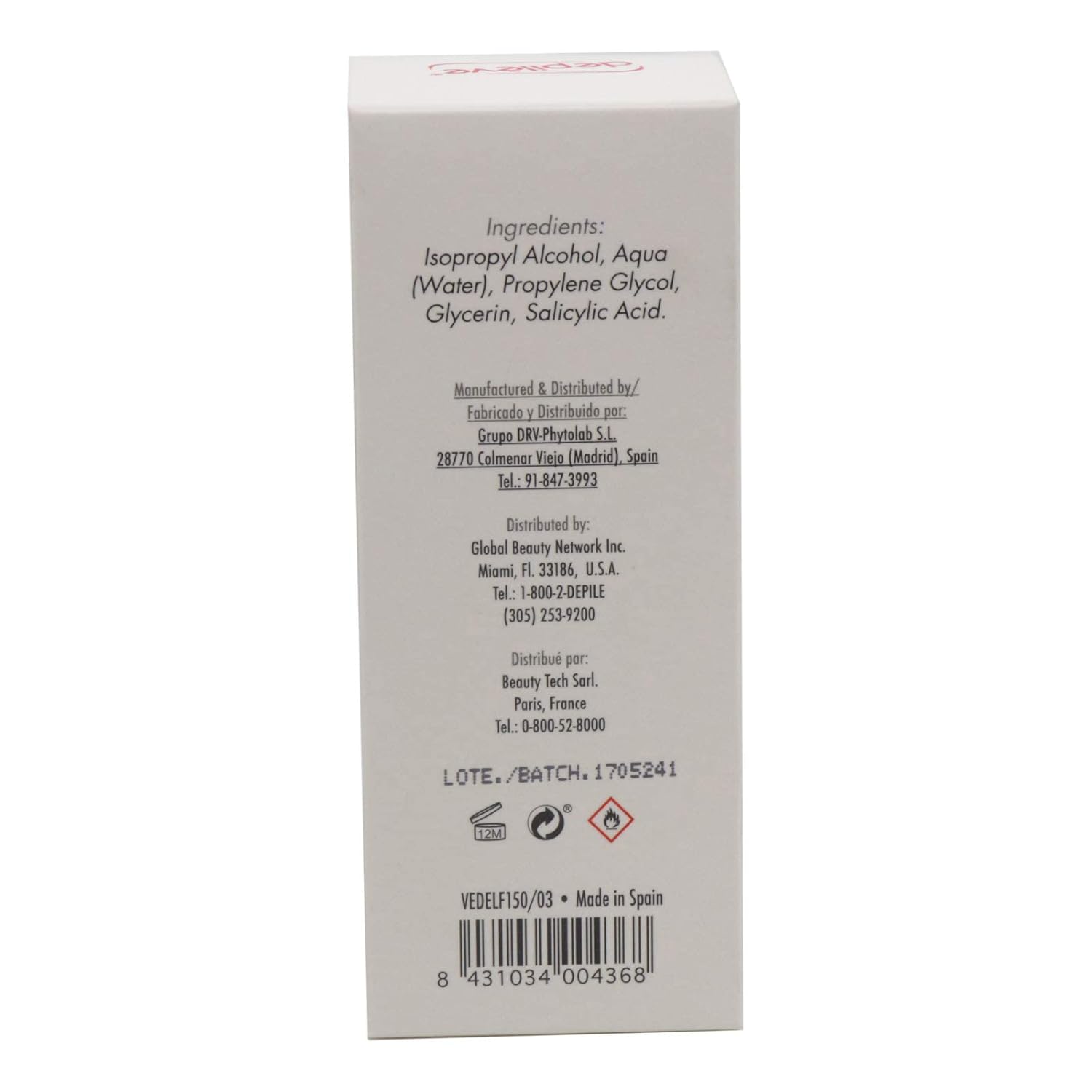 Depileve Folisan - Post Wax Oil, Relieves Razor Burn, Razor Bumps And Ingrown Hair, Astringent, Skin Moisturizer, Gentle Exfoliator - 5 Oz : Beauty & Personal Care