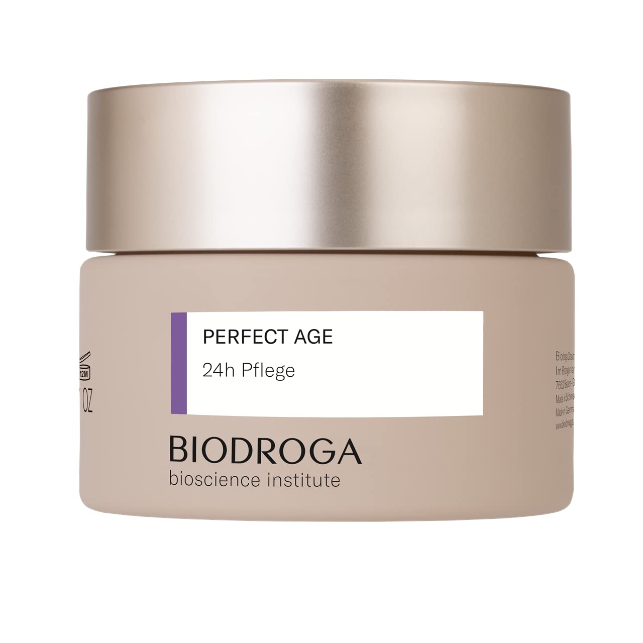 Biodroga Bioscience Institute Perfect Age 24H Care 50 Ml - Firming Anti-Aging Skin Care Moisturising Cream Anti-Wrinkle Face Care Vegan