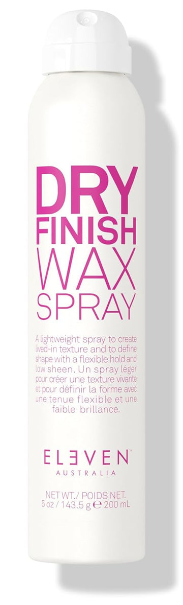 Eleven Australia Dry Finish Wax Spray A Light Finishing Spray Offering A Low Sheen & Flexible Hold - 6 Oz