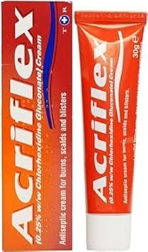 Six Packs Of Acriflex Antiseptic Cream 30G