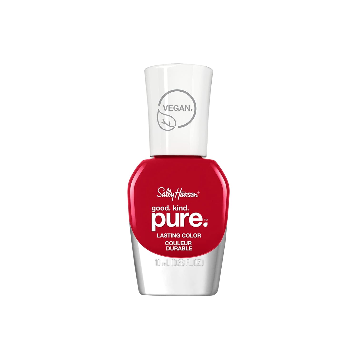 Sally Hansen Good.Kind.Pure Vegan Nail Color, Natural Red - 0.33 Fl Oz (Pack Of 1)