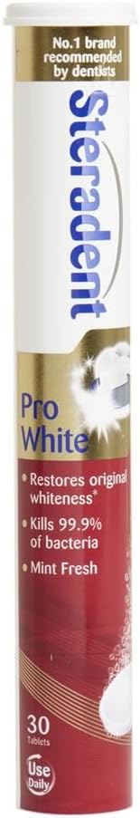 Steradent Pro White Denture Cleanser 30 Tablets