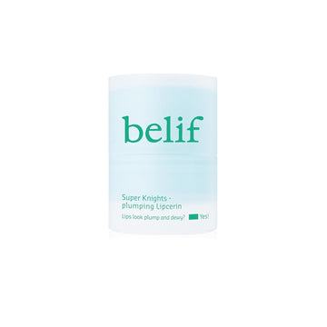 Belif Super Knights Lipcerin - Plumping, Hyaluronic Acid & Vitamin C Moisturizing Lip Butter Balm, Smooths Lip Texture & Strengthens Lip Barrier, Korean Skin Care Makeup