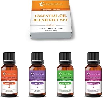 4 Piece 10ml Blend Oil Gift Set 1 Pure and Natural Oils Aromatherapy Diffuser, Cosmetics : Amazon.co.uk: Health & Personal Care