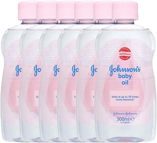 Johnson'S Baby Oil 200 Ml (Pack Of 6)