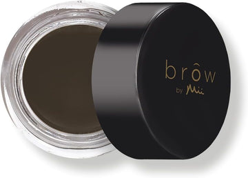 Mii Cosmetics | Brow By Mii Artistic Brow Creator | Long Lasting Eyebrow Pomade | Masterfully Dark