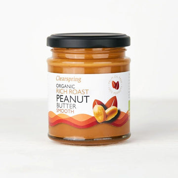 Clearspring Organic Rich Roast Peanut Butter - Smooth - 170G
