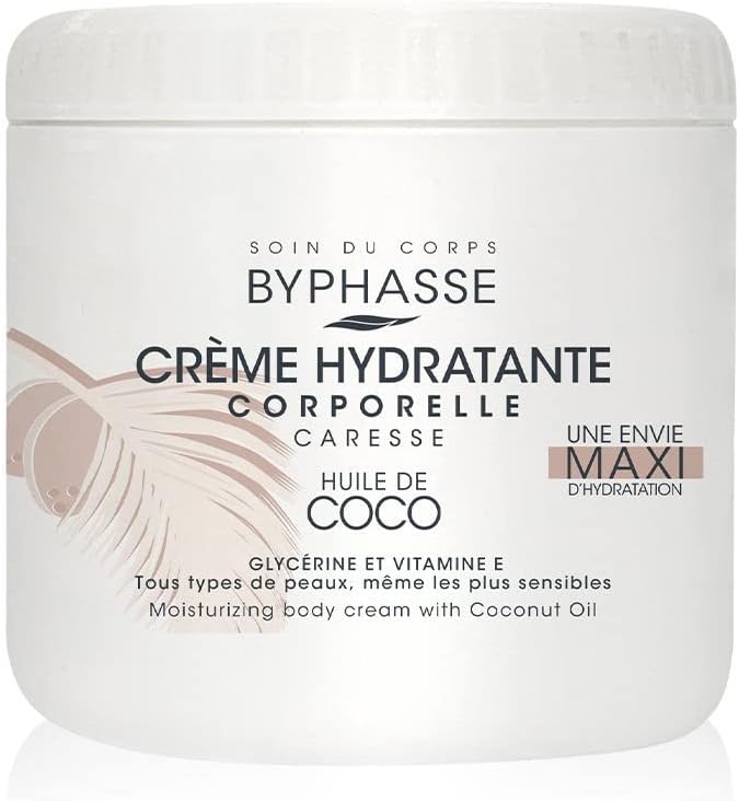 Moisturising Body Cream Byphasse Coconut Oil (500 Ml)