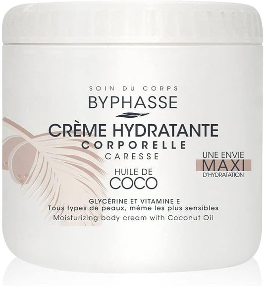 Moisturising Body Cream Byphasse Coconut Oil (500 Ml)