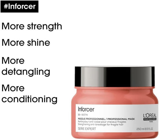 L’Oréal Professionnel Mask, For Fragile, Breaking And Weakened Hair, Serie Expert Inforcer, 250 Ml