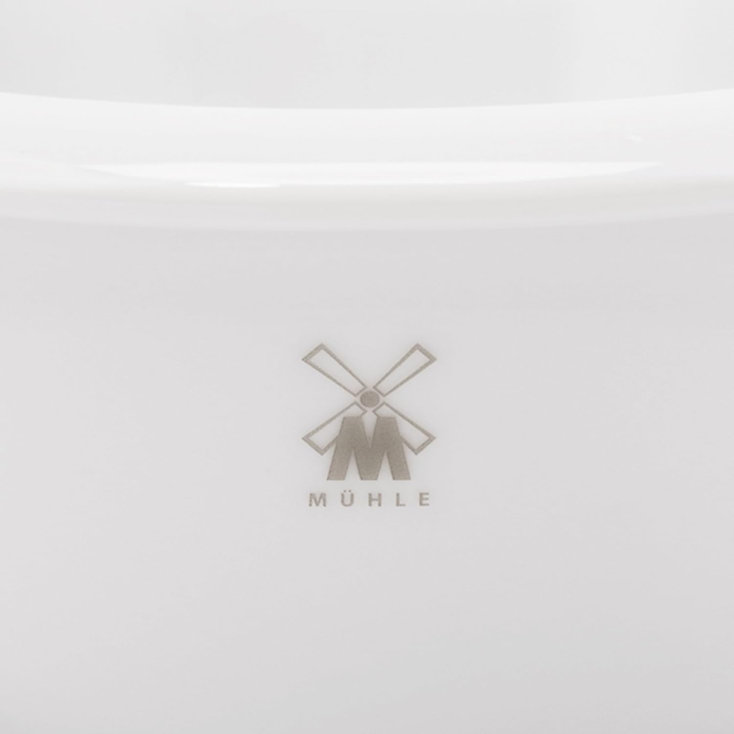 Mühle White Porcelain Platinum Rim Shaving Dish : Beauty & Personal Care