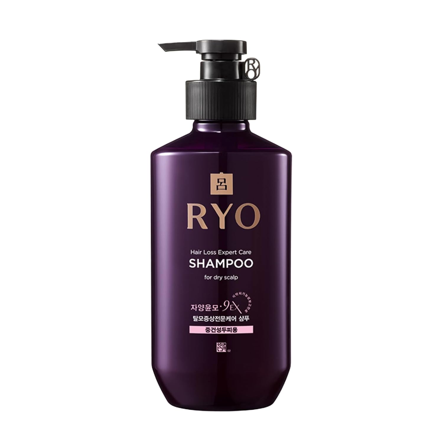 Ryo Hair Strength Expert Care Shampoo For Normal&Dry Scalp, Moisturizing Dry Dead Skin Cells, Relieving Itchy And Smelly Scalp, Cleansing, Thickening And Growing For Thinning Hair, 13.53 Fl Oz