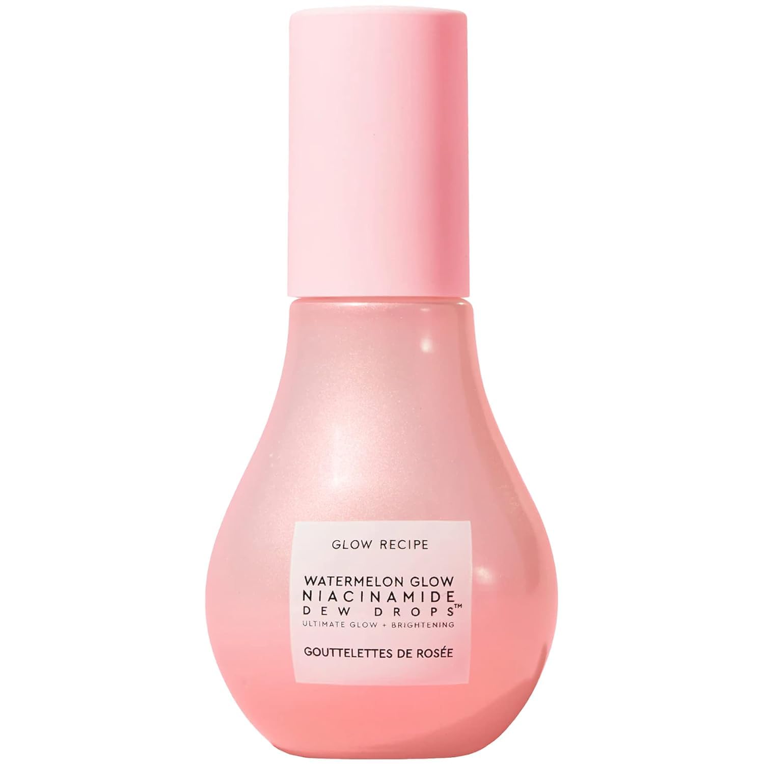 Glow Recipe Watermelon Glow Niacinamide Dew Drops Face Serum - Hydrating Hyaluronic Acid Skincare Serum, Makeup Primer & Liquid Highlighter For Dewy, Glowing Skin - Brightening Face Serums (40Ml)