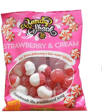 Candy Shack Sugar Free Strawberries And Cream Sweets 120 G