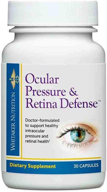 Dr. Whitaker Ocular Pressure & Retina Defense Supplement to Support Healthy Intraocular Pressure Levels, Circulation & Eye Tissue (30 Capsules)