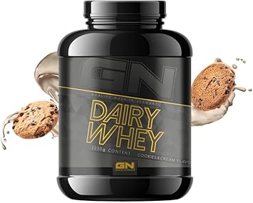 Gn Laboratories 100% Dairy Whey - Protein Shake Protein Powder For Bodybuilding - 2230G (Cookies & Cream), Black