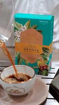 Cafe Quindio Genova Specialty Origin Coffee  Medium Roast 100% Colombian Arabica Coffee, Artisanal Cultivation Single Origin Coffee. (Ground Coffee )