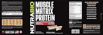 NutraBio Muscle Matrix Protein (Chocolate Peanut Butter, 2 lb (Pack of 1)) : Health & Household