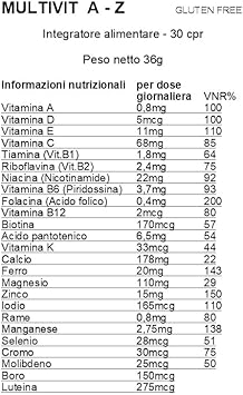 Healthaid A To Z Multivitamins And Minerals, 30 Vegetarian Tablets