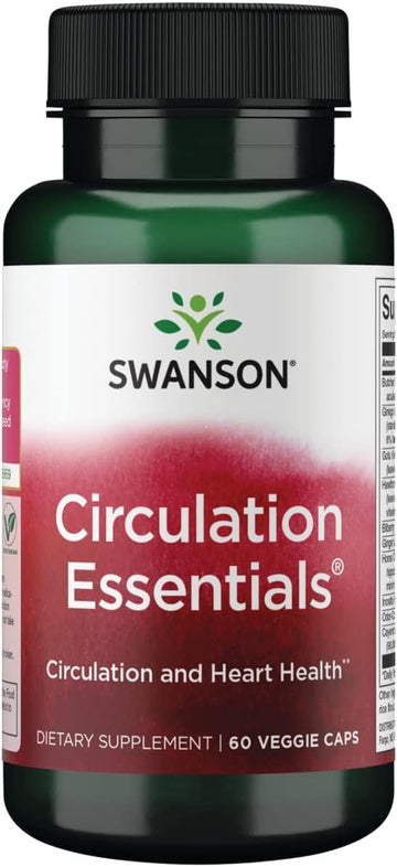 Swanson Circulation Essentials 60 Veg Capsules