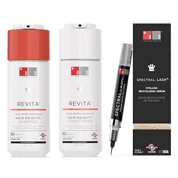 Revita Shampoo and Conditioner and DS Laboratories Spectral.LASH Eyelash Growth Serum