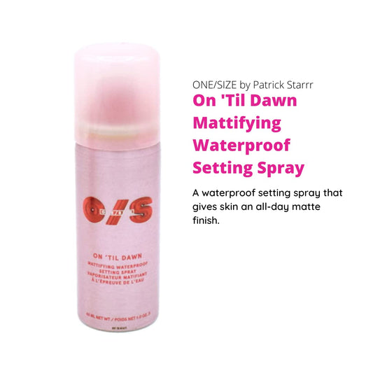 One/Size By Patrick Starrr Mini On 'Til Dawn Mattifying Waterproof Setting Spray 1 Oz/ 46 Ml