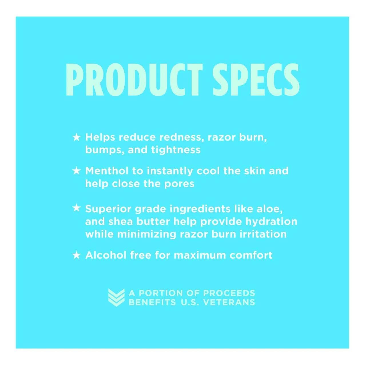 Duke Cannon Supply Co. Ice Cold Cooling Effect After-Shave Balm - Closes Pores And Soothes Skins To Prevent Irritation - Sandalwood, 6 Oz. : Beauty & Personal Care